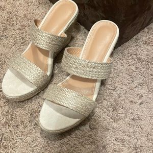 Jute Wedge/Espadrilles Size 38